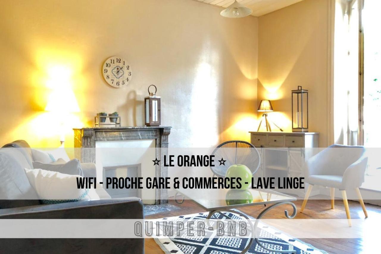 Le Orange - Confort - Wifi - Entre Gare Et Centre แก็งแปร์ ภายนอก รูปภาพ